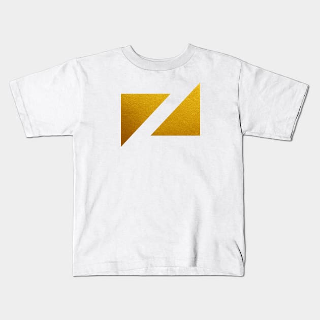 Zeddemore Industries Logo (Gold) Kids T-Shirt by Circle City Ghostbusters